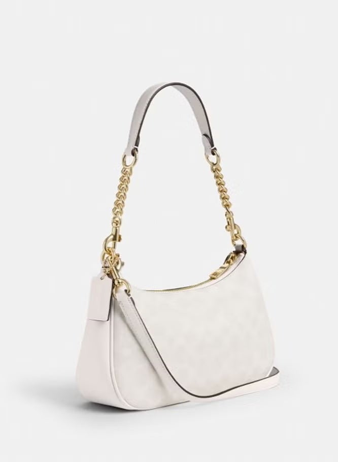 coachoutlet Coach Bag for Ladies classic teri shoulder bag, crossbody bag, handbag Glacier White - Image 5